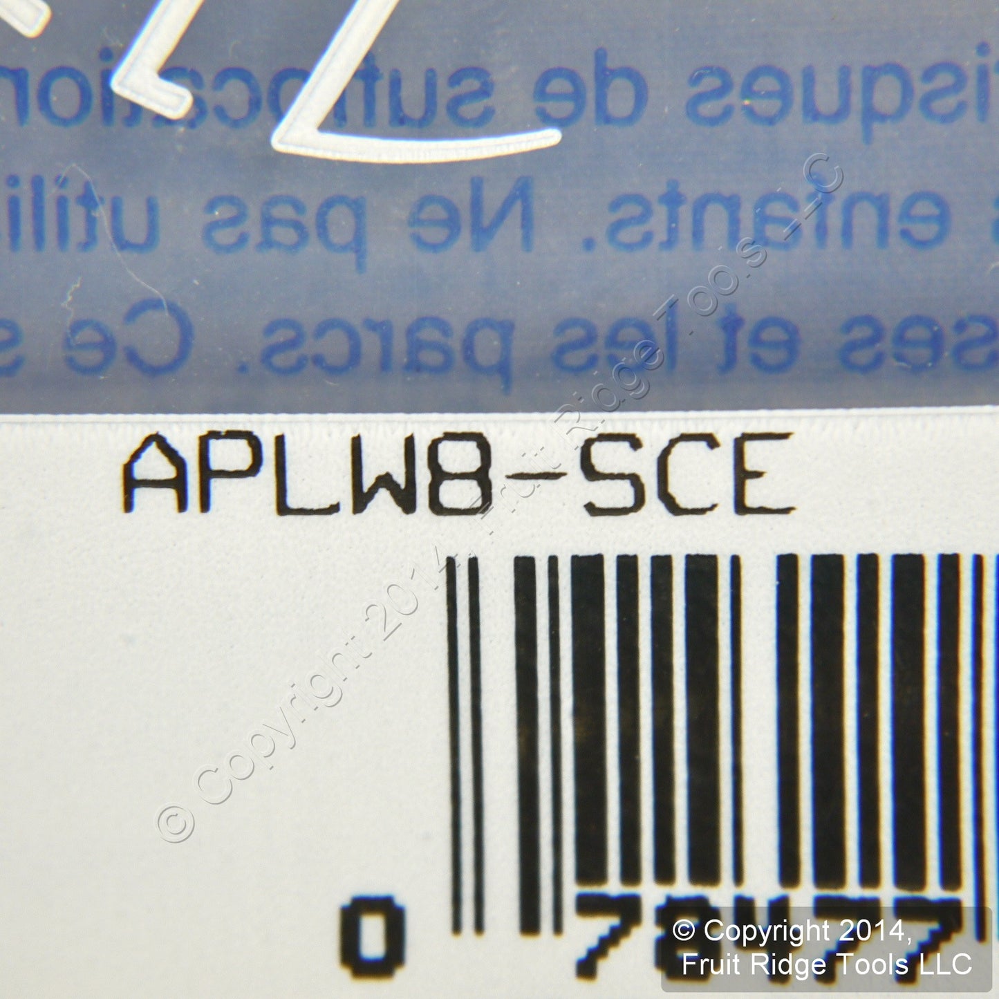Leviton White SC Empty Fiber Optic Connector 8-Pack Adapter Plate APLW8-SCE