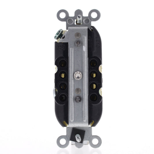 Leviton BR15-SA Almond Commercial Duplex Receptacle Outlet NEMA 5-15R 15A