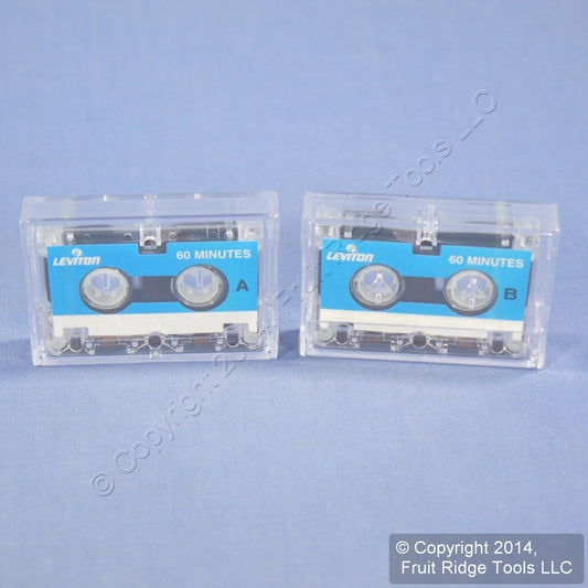 Micro Cassette Tapes 60-Minute for Telephone Answering Machine Leviton 2PK C0294