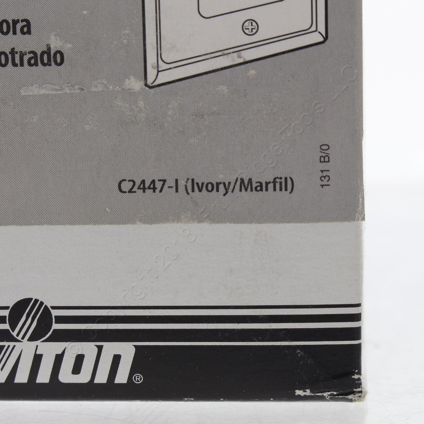 Leviton Ivory Decora Dual Telephone Wallplate Duplex RJ11 RJ14 6P4C Jack C2447-I