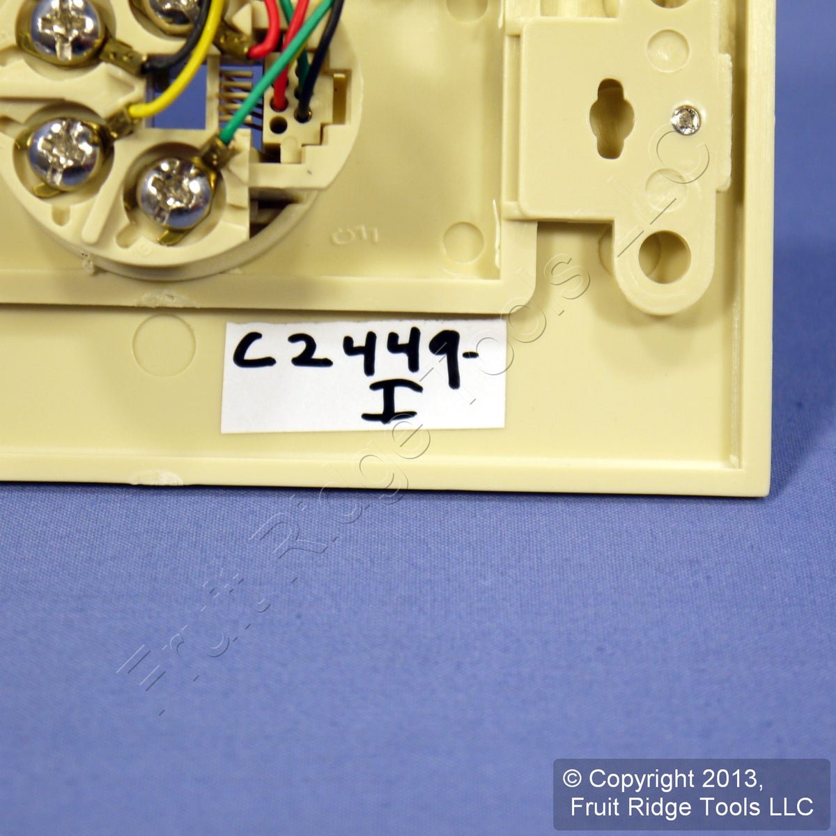 Leviton Ivory Decora Phone Jack Wall Plate Telephone C2449-I