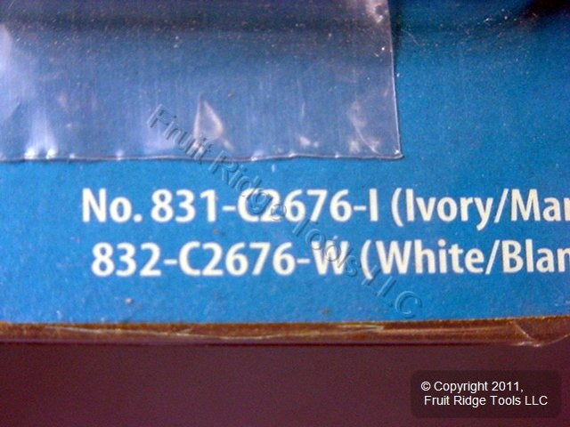 Leviton C2676-W White 1-Gang 2-Telephone Jack Unbreakable Nylon Wallplate Cover
