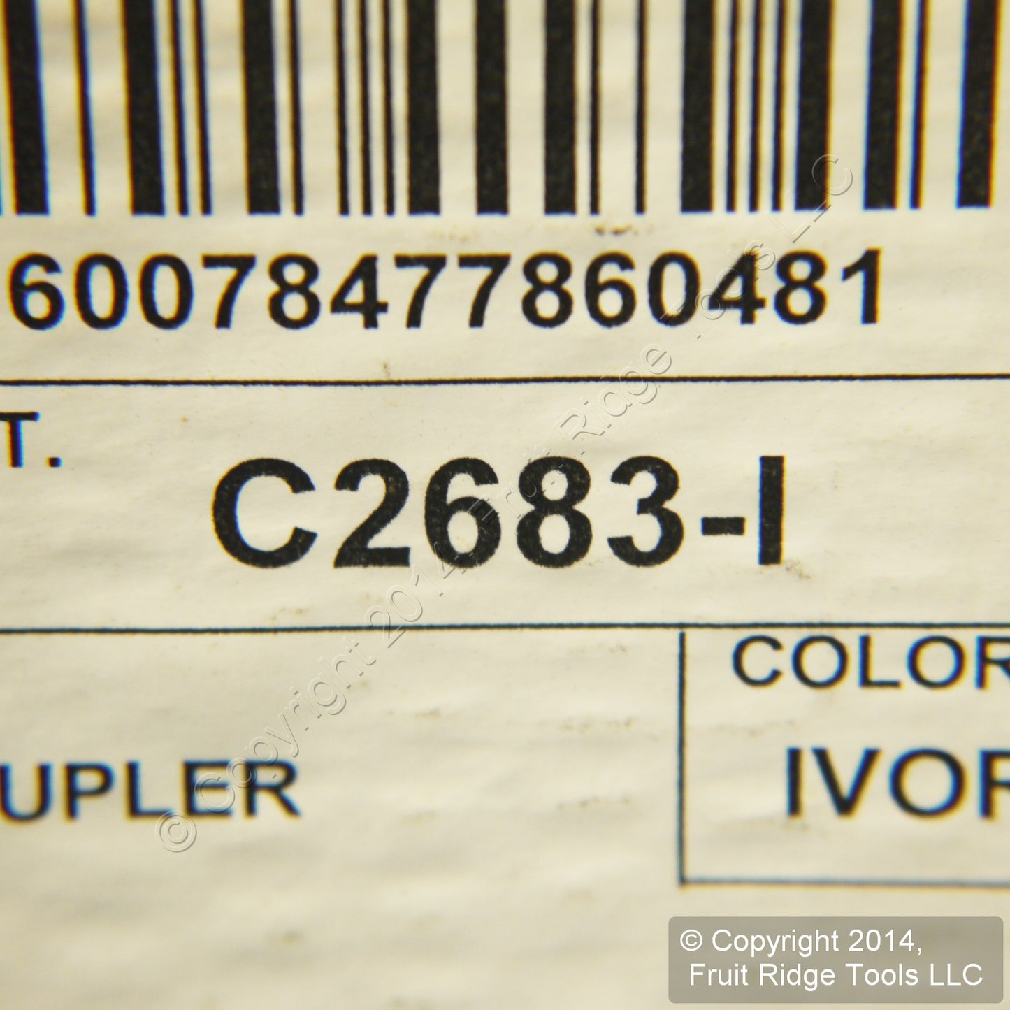 16 Leviton Ivory In-Line Phone Cord Couplers 6-Wire Telephone RJ11 RJ14 C2683-I