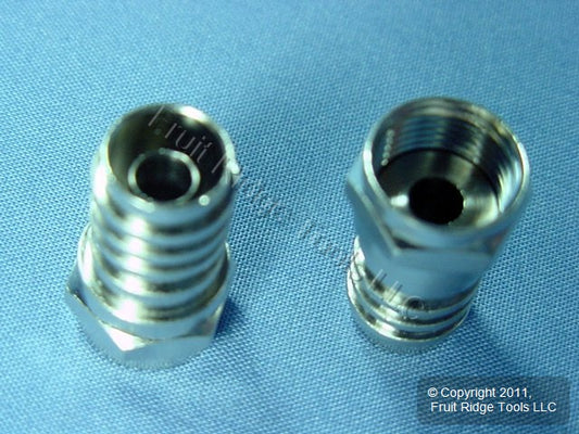 2 Leviton 1-Piece Crimp-On Coaxial Cable End Connectors RG59 C5307