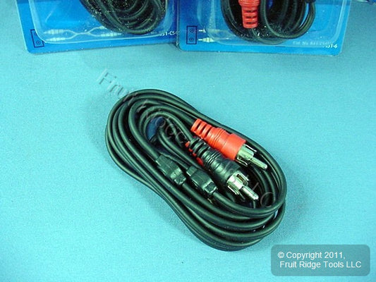 18 Leviton 6ft Audio Stereo Video Transfer Patch Cable RCA Plug Shielded C5451-6