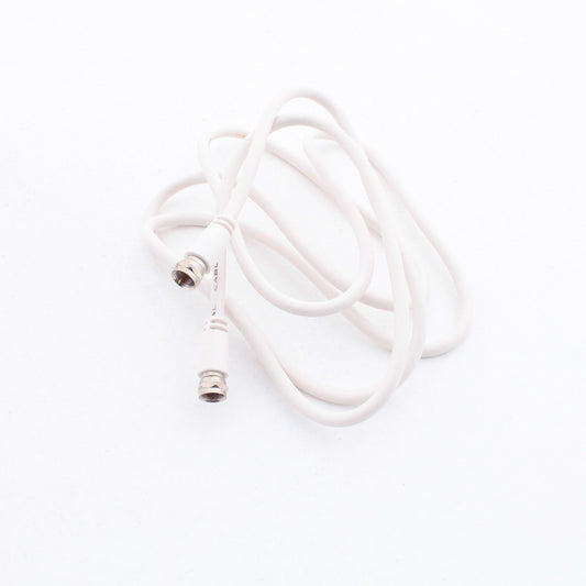 50 Leviton White 6' Coaxial Video Cables RG59 Plugs 75-Ohm F-Type Wire C5851-6W