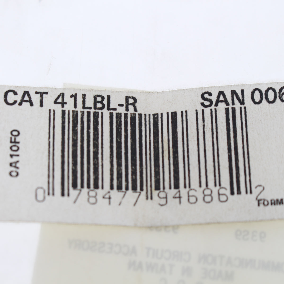 6 Leviton Red Labels for Cat 5e 110-Type Telephone Wiring Base Lined 41LBL-R