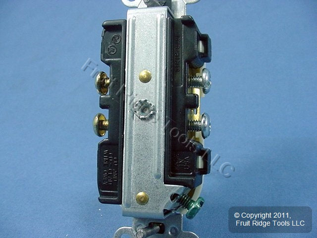 Leviton Almond Commercial Outlet Duplex Receptacle 15A CR15-A