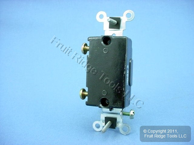 Leviton Brown COMMERCIAL Single Pole Toggle Wall Light Switch 15A Bulk CS115-2