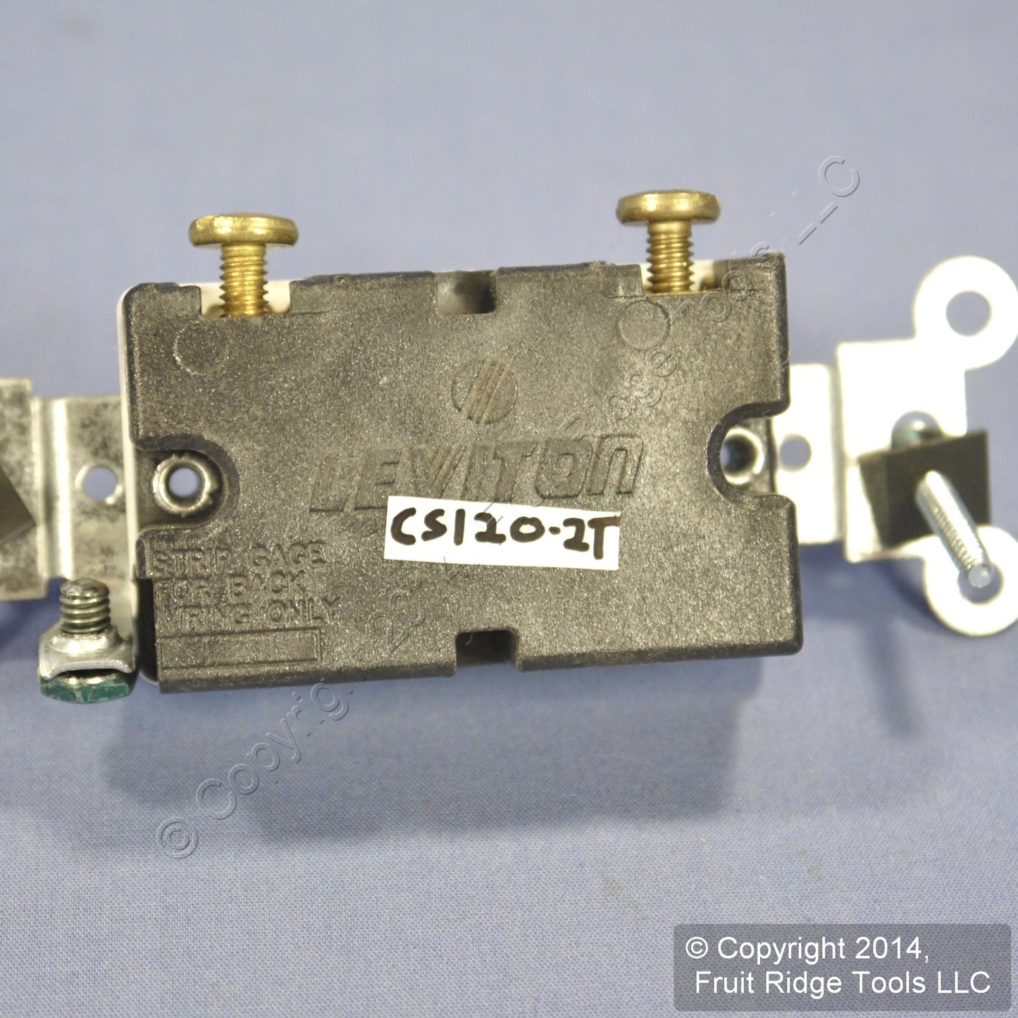 Leviton CS120-2T Light Almond Commercial Toggle Wall Light Switch 20A 120/277V