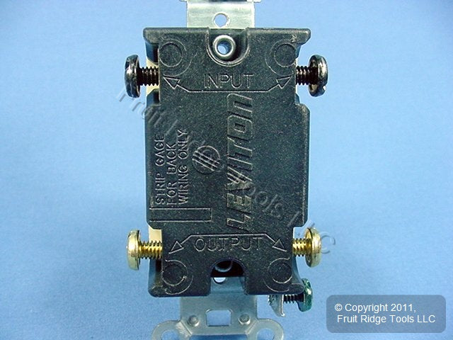 Leviton CS415-2A Almond 4-Way Commercial Grade Toggle Wall Light Switch 15A Bulk