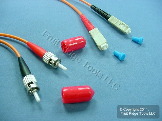 10M Leviton Fiber Optic Multi-Mode Duplex Patch Cable Cord ST SC 62mic CTD62-10M