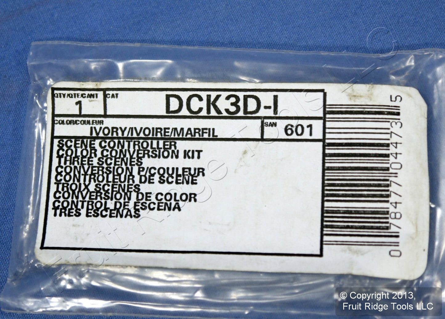 Leviton Ivory Color Conversion Kit for 3-Address DHC Dimmer Controller DCK3D-I