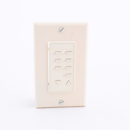 Leviton DCK6S-BA Almond Blank Face Color Change Kit for Scene Controller 10pcs