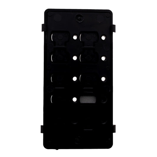 Leviton DCK6S-BE Blank Black Face Plate Color Change Kit For 6-Scene Controller