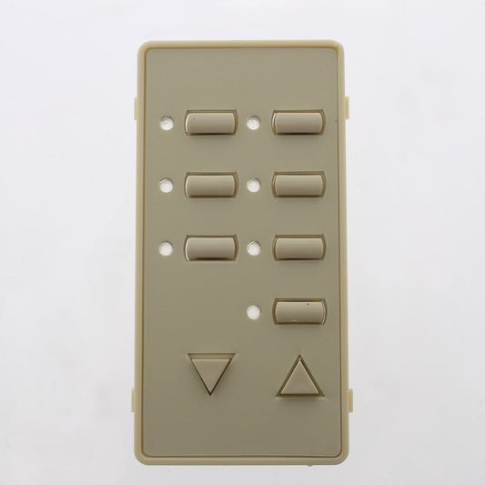 Leviton DCK6S-BI Ivory Blank Face Color Change Kit for Scene Controller 10pcs