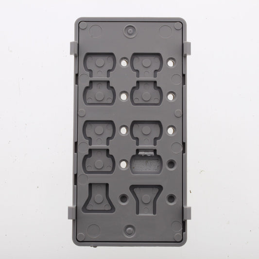 Leviton DCK6S-G Gray Face Plate Color Change Kit For Decora 6-Scene Controller