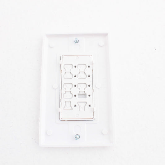 Leviton White Face Plate Color Change Kit For Decora 6-Scene Controller DCK6S-W
