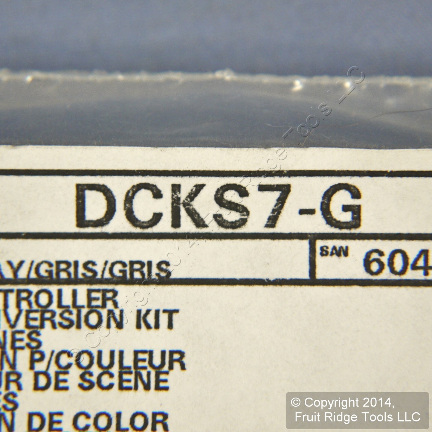 Leviton DCKS7-G Gray Faceplate Color Conversion Kit for Controller Dimmer Switch