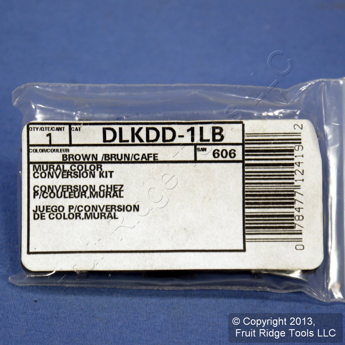 Leviton Brown Color Change Conversion Kit for L/S Mural Dimmer Switch DLKDD-1LB