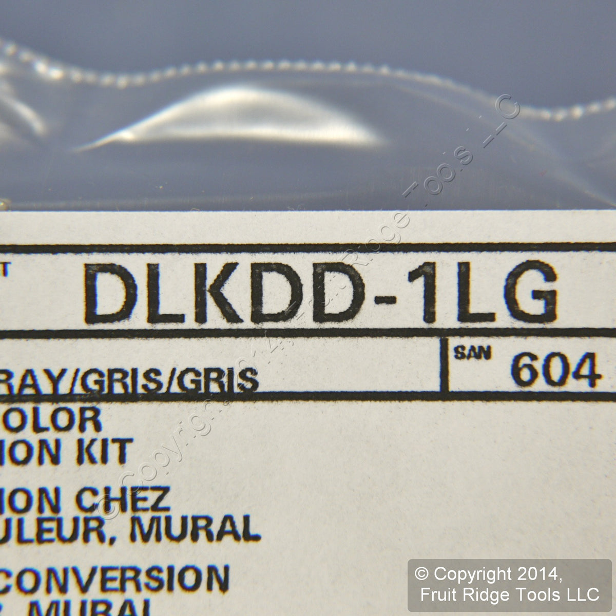 Leviton DLKDD-1LG Gray Color Change Conversion Kit for L/S Mural Dimmer Switch