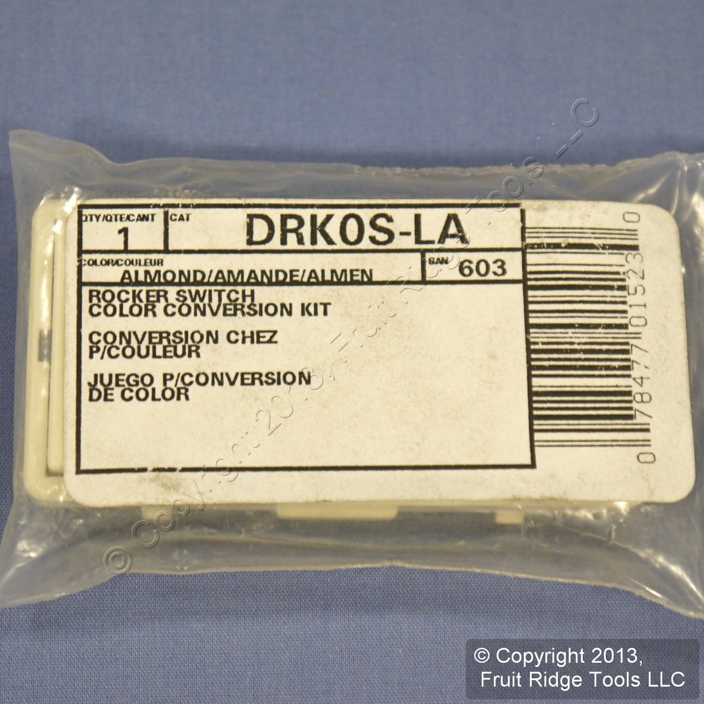 Leviton Almond Color Conversion Kit For 1-Address On/Off Controller DRK0S-LA