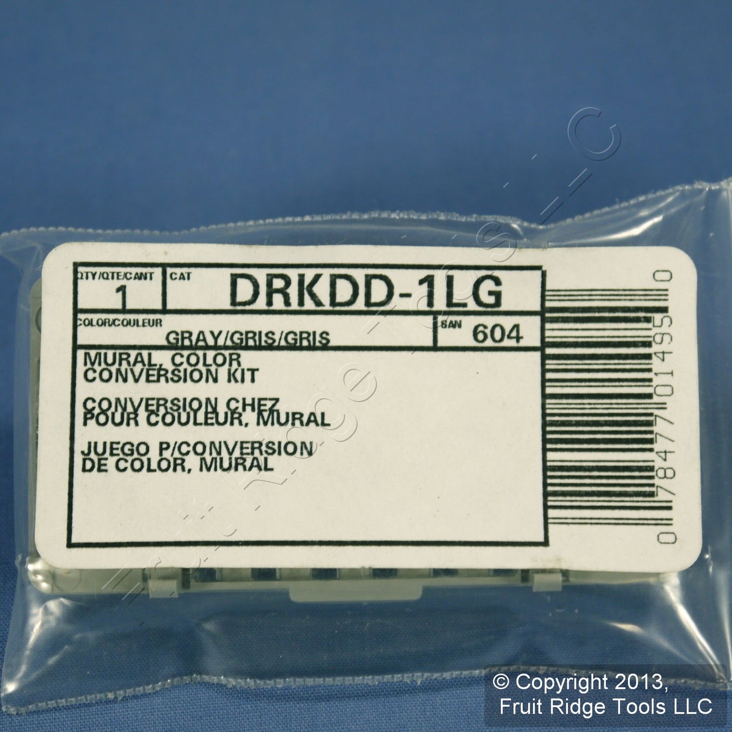 Leviton Gray Color Change Kit for Mural Mosaic DHC Dimmer Switch DRKDD-1LG