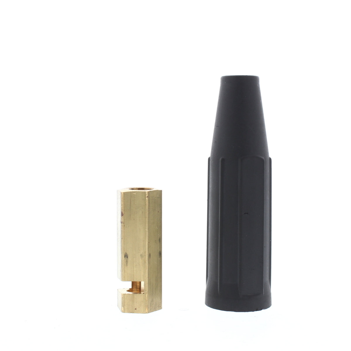 Lenco 1 Series #4 1/0 Black Single Set Screw Dinse Connector Female LDC-50-05436