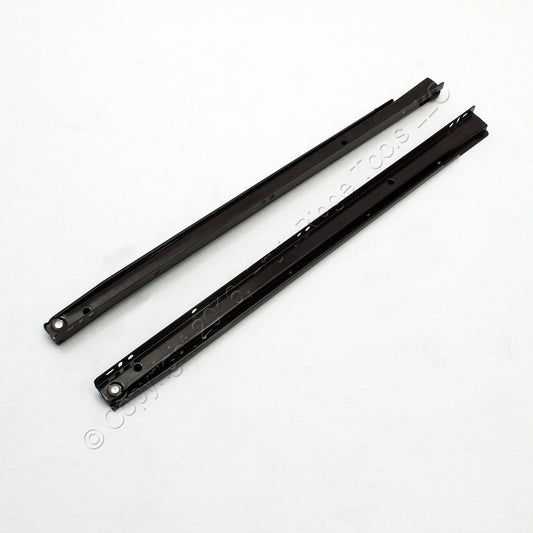 Glide Rite 1831 18" Side Mount 3/4 Extension Kitchen Cabinet Drawer Slides Pair