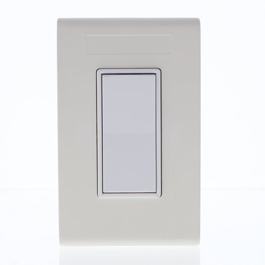 Lightolier CR-3-W White Single Pole Crescendo Remote Wall Switch Control