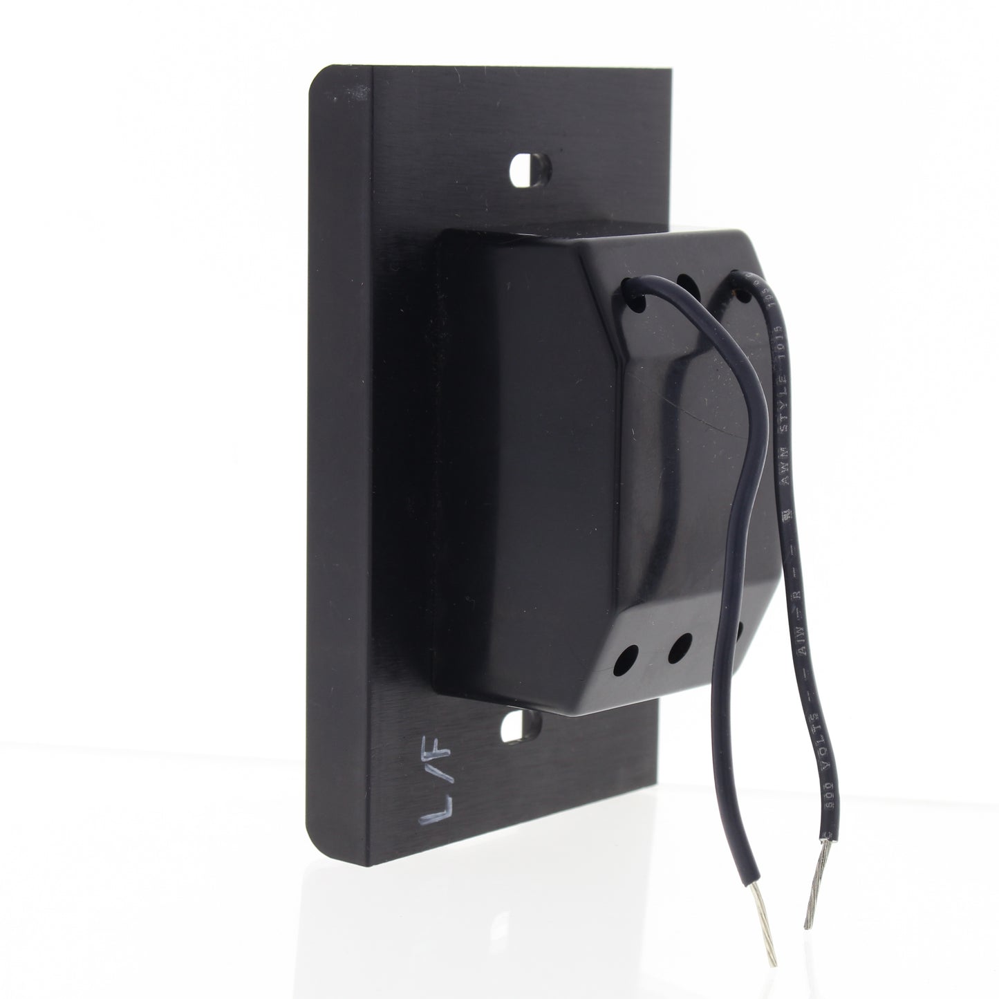 Lightolier P600-R White Precision Single Pole Rotary Switch Wallbox Control