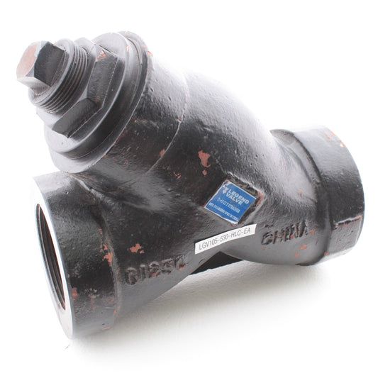 Legend Valve 3" Black T-17 D.I. WYE Y-STRAINER Cast Iron Blemished