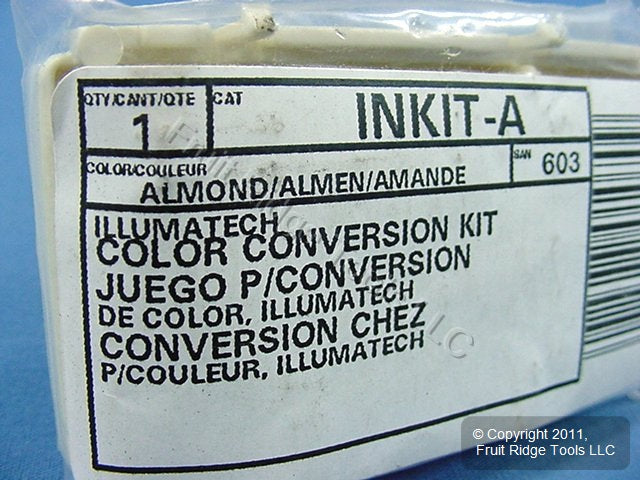 Leviton Almond Color Change Conversion Kit For Illumatech Dimmer Switch INKIT-A