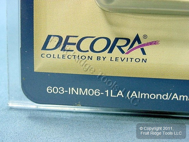 Leviton INM06-1LA Almond Slide Dimmer Switch 600VA Magnetic Low Volt Non-Preset