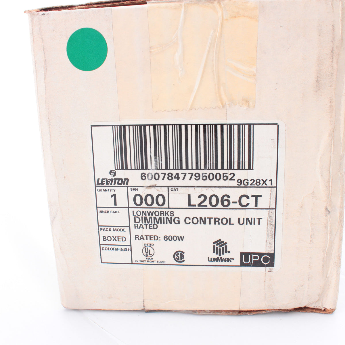 Leviton L206-CT Lonworks Dimming Control Unit For Motion Occupancy Sensor Switch