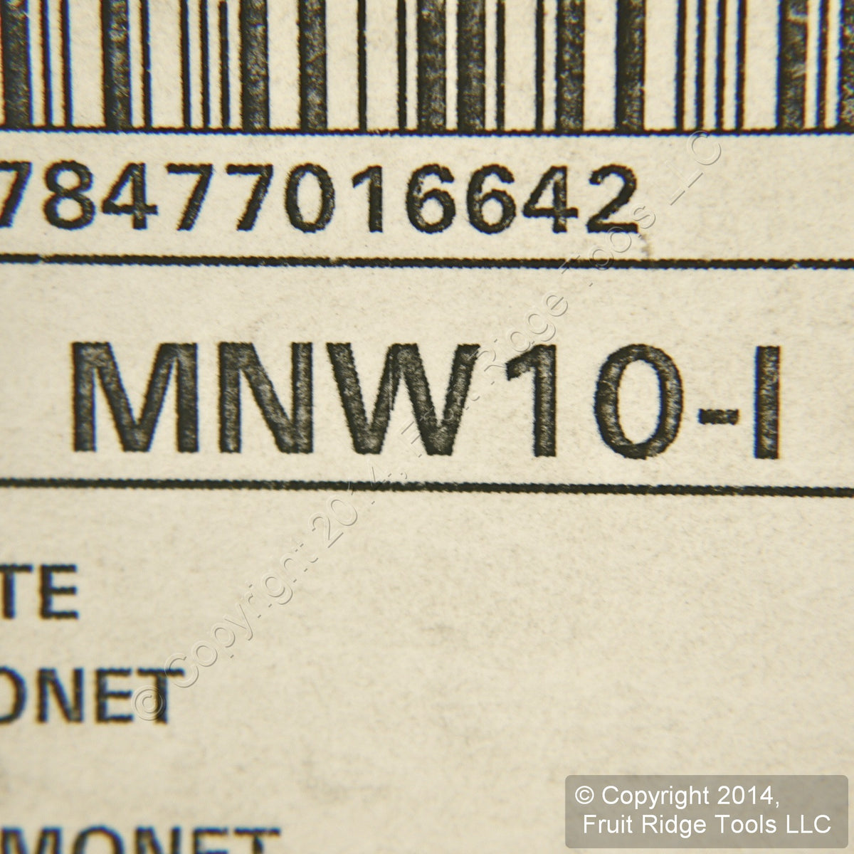 Leviton MNW10-I Ivory 1-Gang 1-Narrow Device Monet Snap-On Wallplate