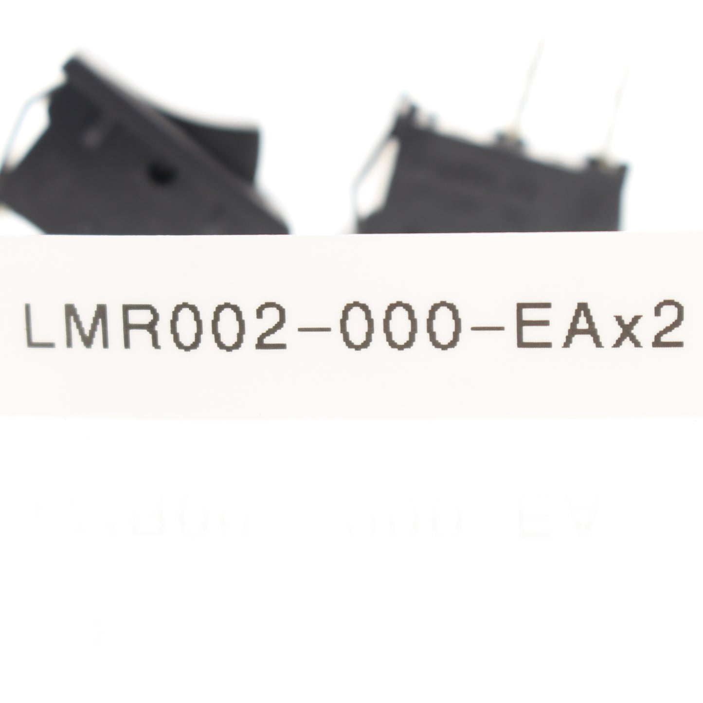 2 Leviton Black Snap-In Mini Rocker Panel Switches On/Off 10A Micro SPST MR002