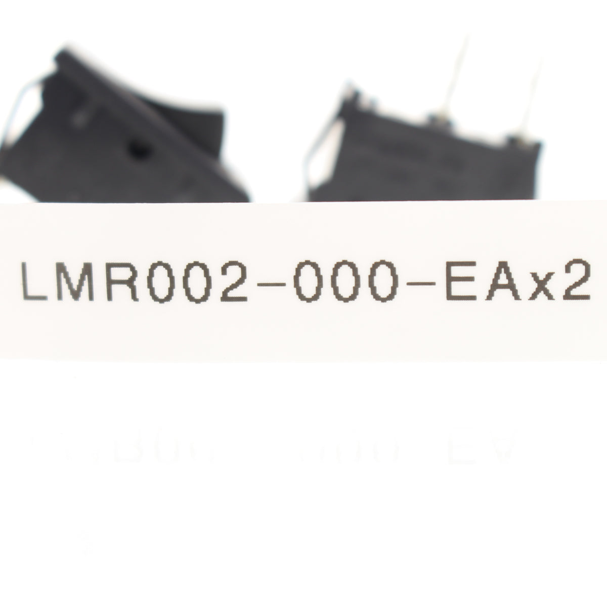2 Leviton Black Snap-In Mini Rocker Panel Switches On/Off 10A Micro SPST MR002