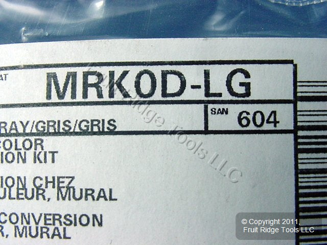 Leviton Gray Color Change Conversion Kit for L/S Mural Dimmer Switch MRK0D-LG