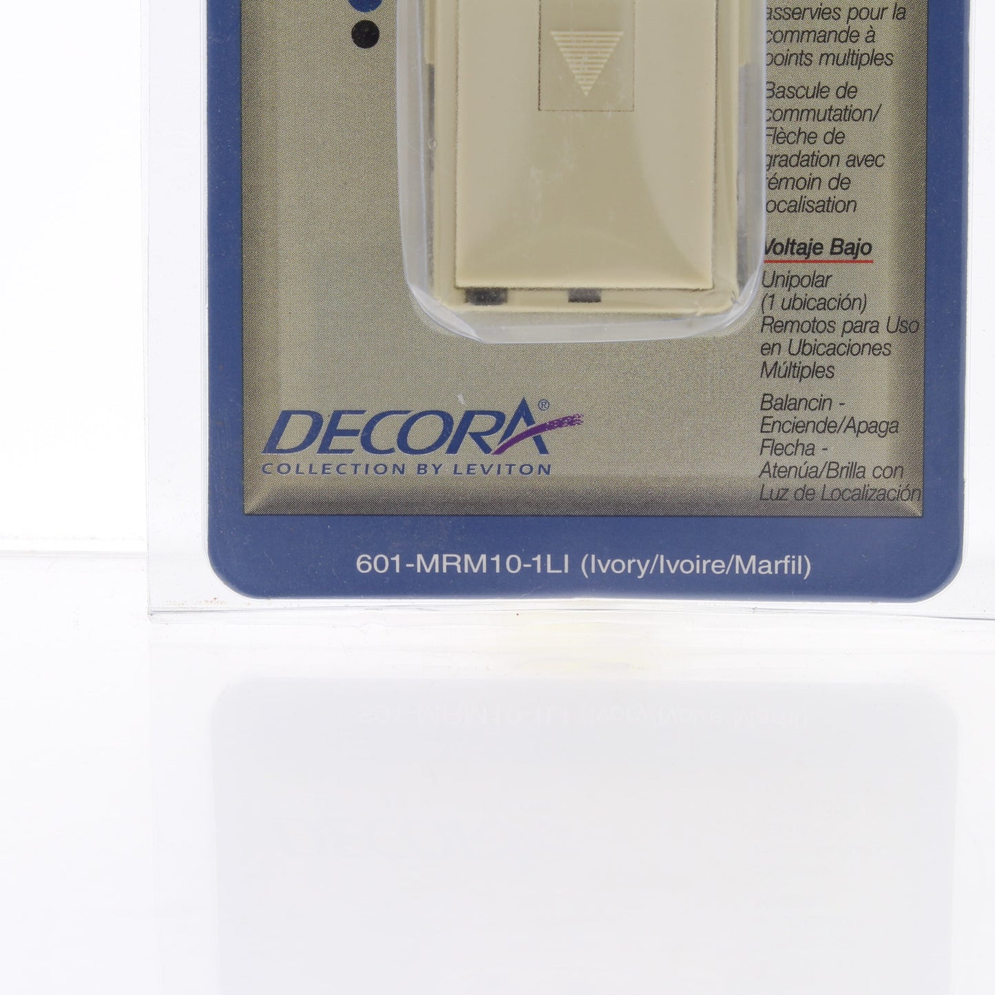 Leviton MRM10-1LI Ivory Dimmer Switch MultiWay Magnetic Low Voltage 1000VA