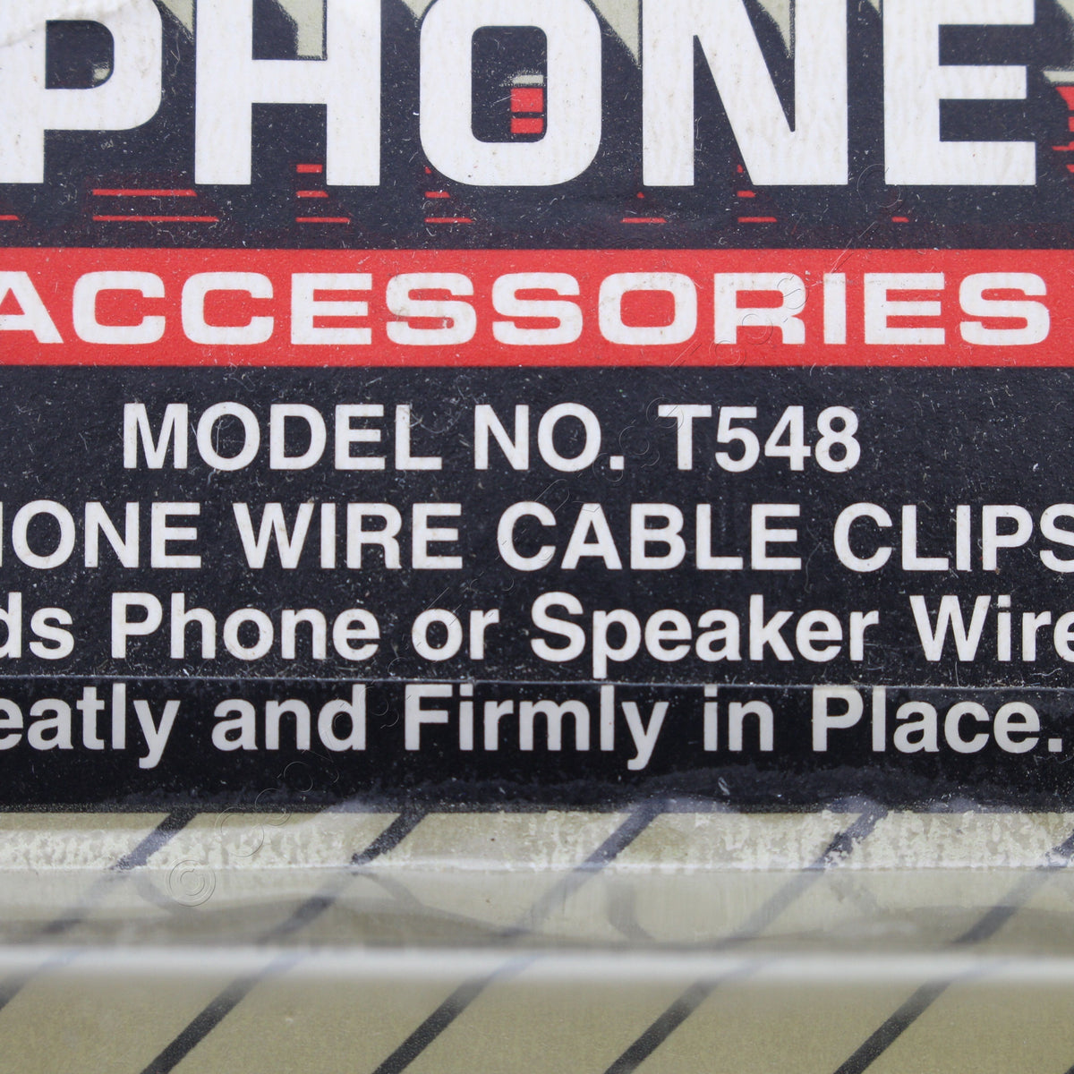 10 White Lance Cable/Wire Staples for Phone, Doorbell, Speaker, Thermostat