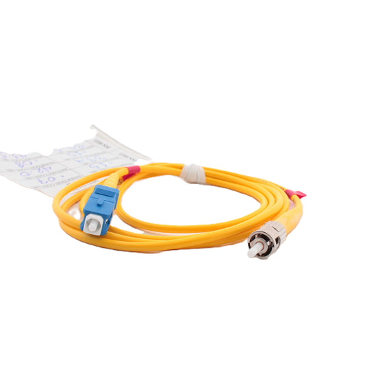1M Leviton Fiber Optic Singlemode Simplex Patch Cable Cord ST SC PC SM PCSCT-S01