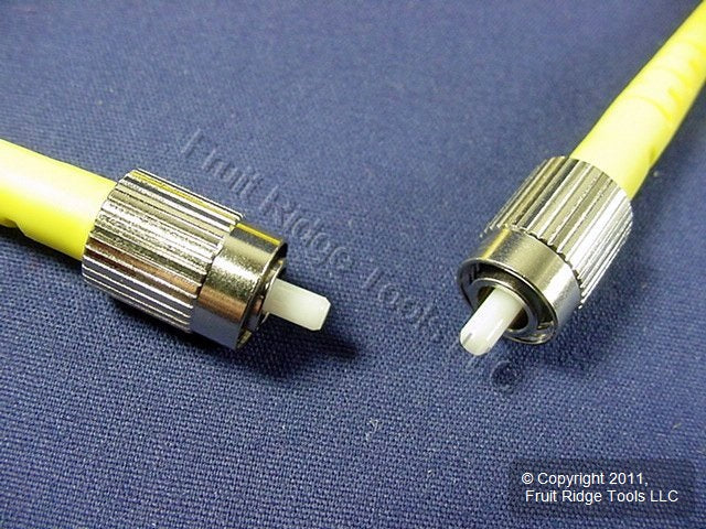 2M Leviton Fiber Optic Singlemode Simplex Patch Cable Cord FC/FC PC PCSFC-S02