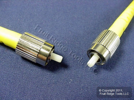2M Leviton Fiber Optic Singlemode Simplex Patch Cable Cord FC/FC PC PCSFC-S02