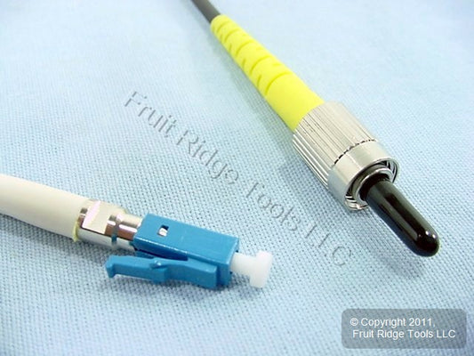 5M Leviton Fiber Optic Singlemode Simplex Patch Cable Cord FC LC PC SM PCSFL-S05