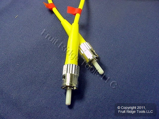 10M Leviton Fiber Optic Singlemode Simplex Patch Cable Cord ST ST PC PCSST-S10