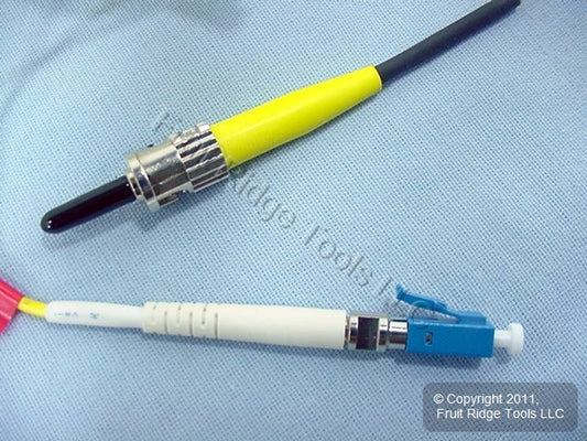2M Leviton Fiber Optic Singlemode Simplex Patch Cable Cord ST LC PC SM PCSTL-S02