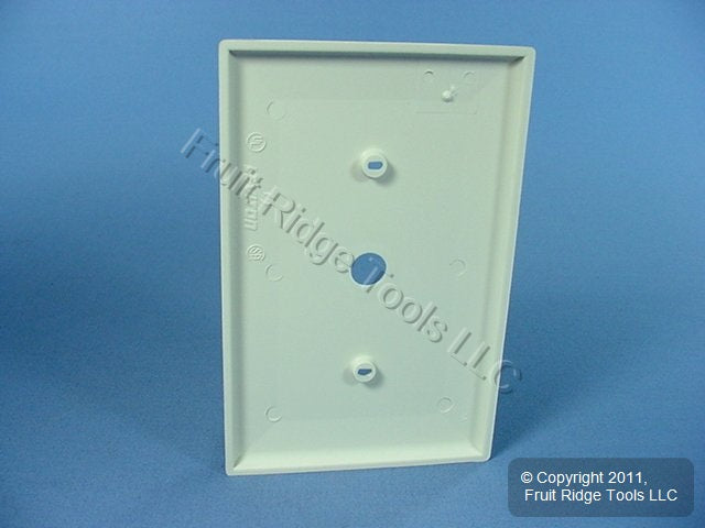 Leviton PJ11-T Lt Almond 1-Gang Phone .406" Unbreakable Midway Cover Strap Mount