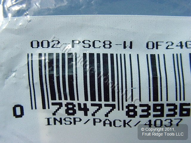 Leviton PSC8-W White 1-Gang Duplex Unbreakable Nylon Sectional Wallplate Cover