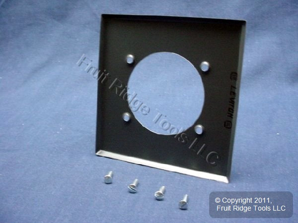 Leviton Gray Steel Receptacle Wallplate Outlet Cover 2.465" Opening S701-GY